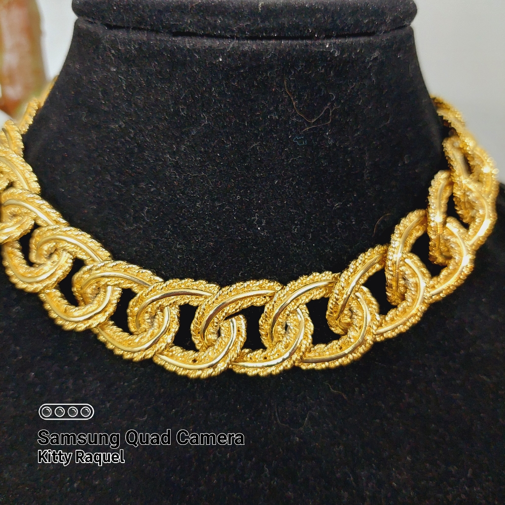 Large Link Statement Necklace